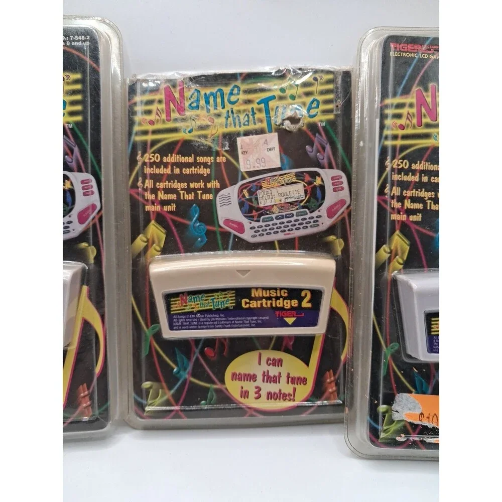Tiger Name That Tune game music Cartridge's 2 and country and western hits